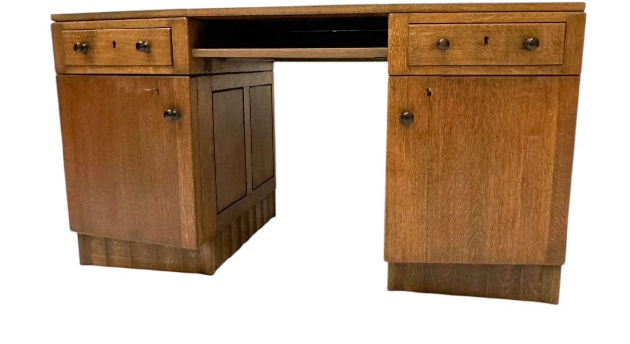 Art Deco Amsterdamse School Desk by Hildo Krop for Gebroeders Monsieur Steenwijk